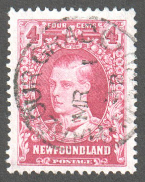 Newfoundland Scott 175 Used VF (P14x13.8) - Click Image to Close